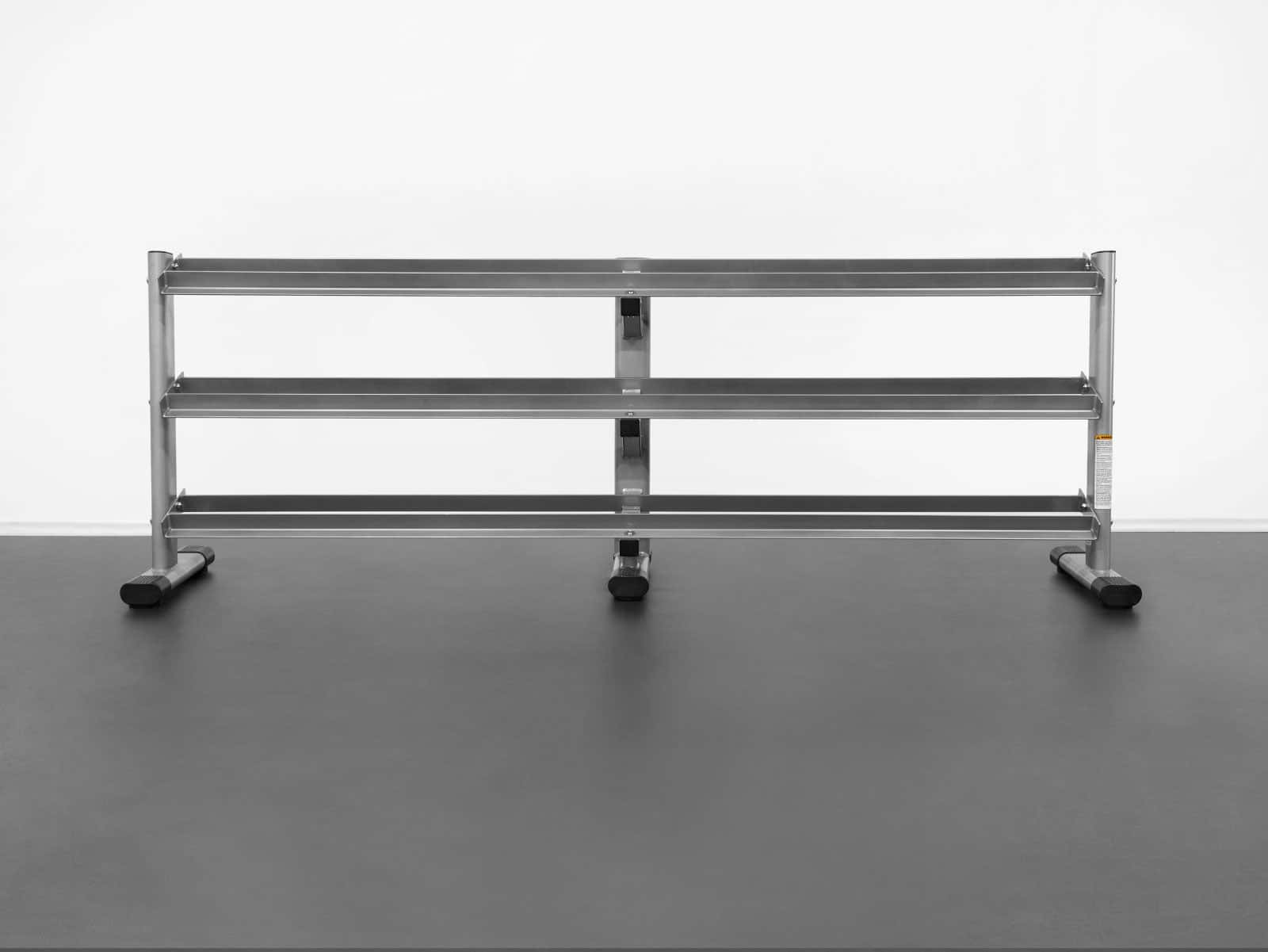 RB5100 5-100lb Rubber Hex Dumbbell Set-4