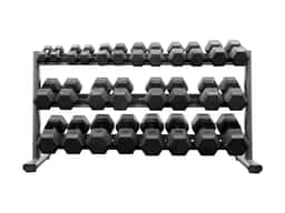 RB570 5-70lb Rubber Hex Dumbbell Set-0