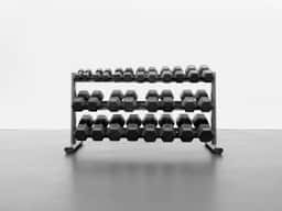 RB570 5-70lb Rubber Hex Dumbbell Set-1