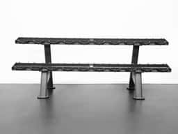 10-100lb Rubber Pro Dumbbell Set w/ G231-7