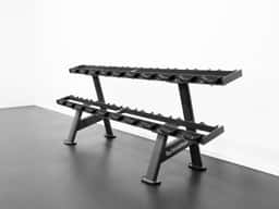 10-100lb Rubber Pro Dumbbell Set w/ G231-8