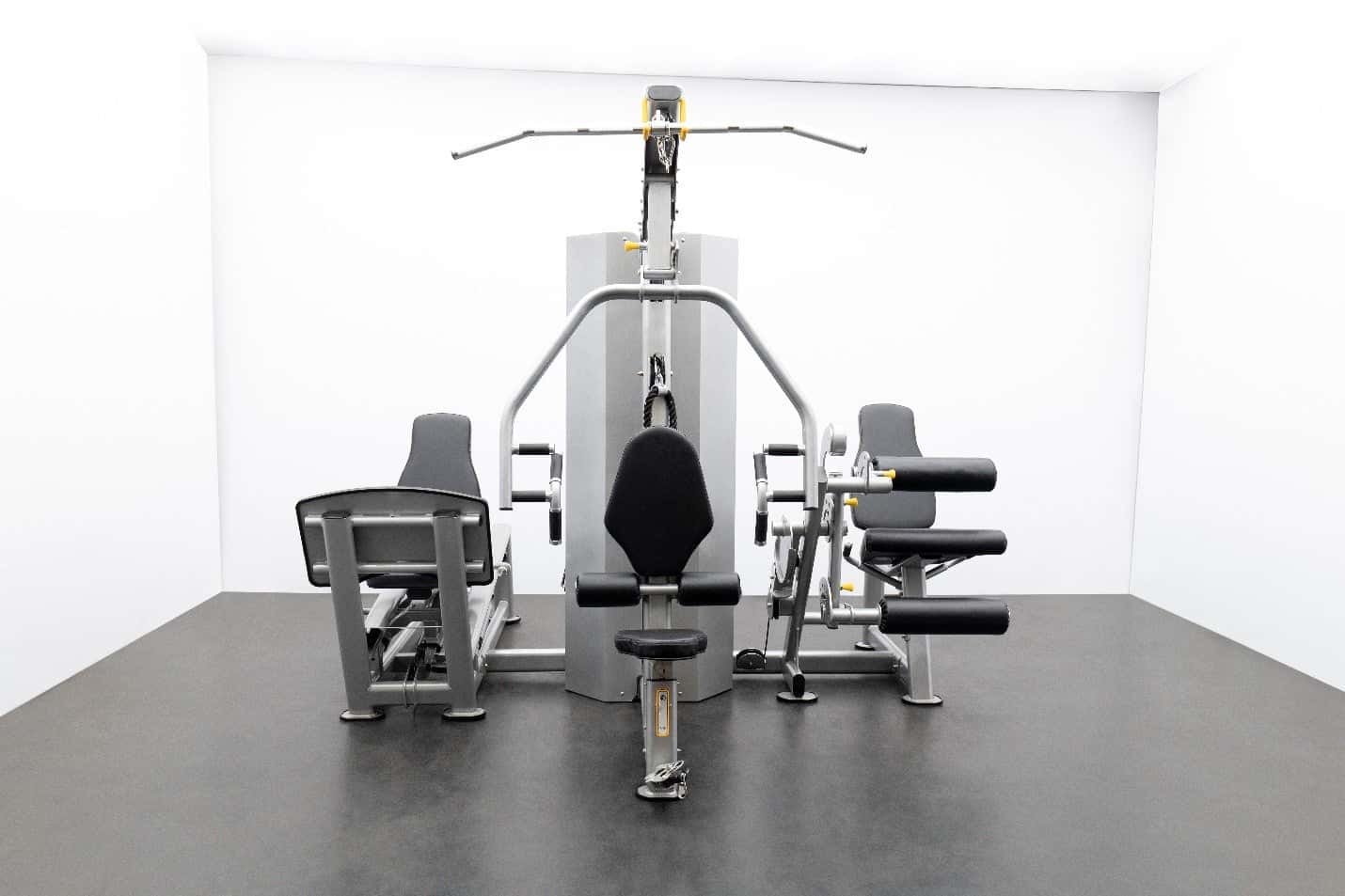MTI4005 3 Station Multi-Gym (Chest/Back, Leg Extension, Leg Press)-2