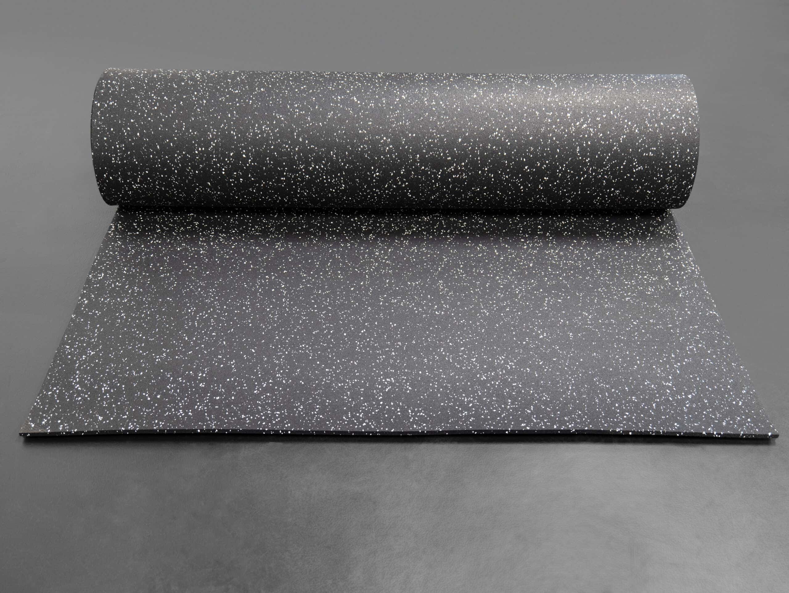 Rubber Flooring- 8mm (White Speckled) - Rubber Rolls-3