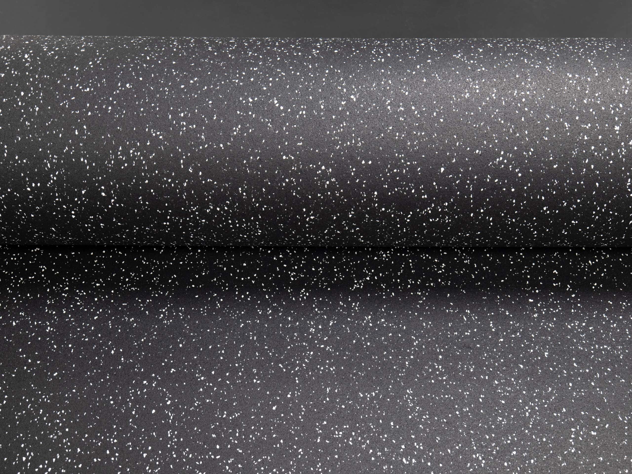 Rubber Flooring- 8mm (White Speckled) - Rubber Rolls-4