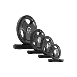 Olympic Rubber Grip Plates 25lb (Single Plate)-0