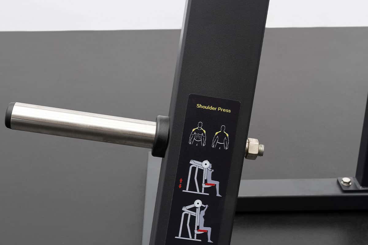 GR803 Plate Loaded Shoulder Press-9