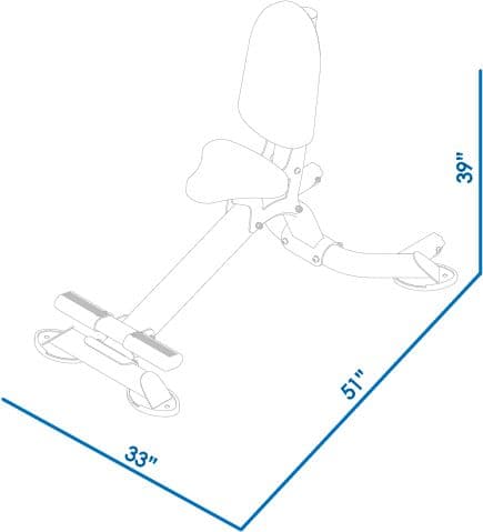 CF2102 Utility Bench dimensions reference