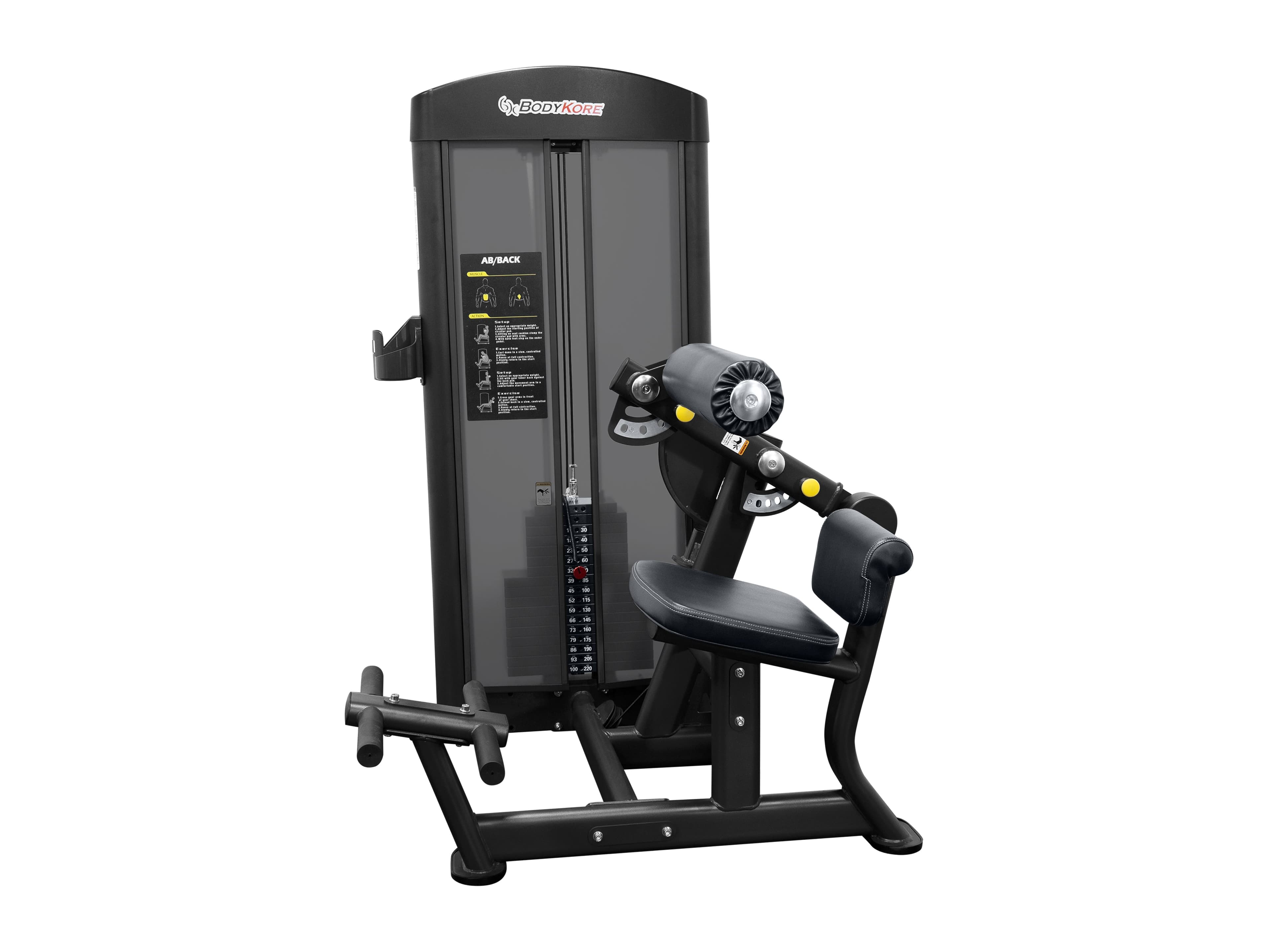 GR637 Abdominal/Back Extension Combo-0