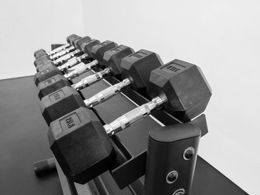 5-70lb Rubber Hex Dumbbell Set - Subfeature Image