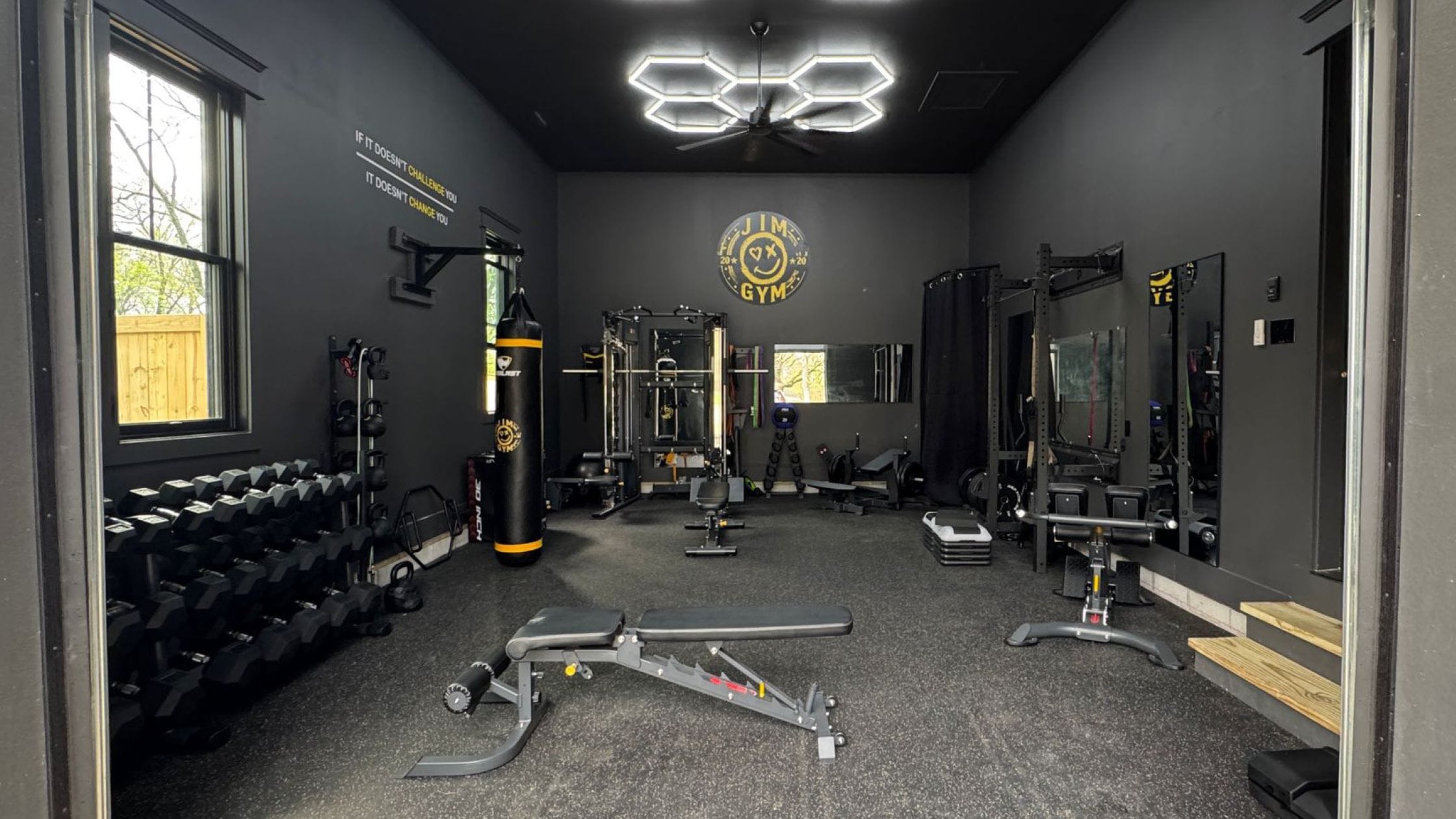 Inside James Maslow's Custom Home Gym