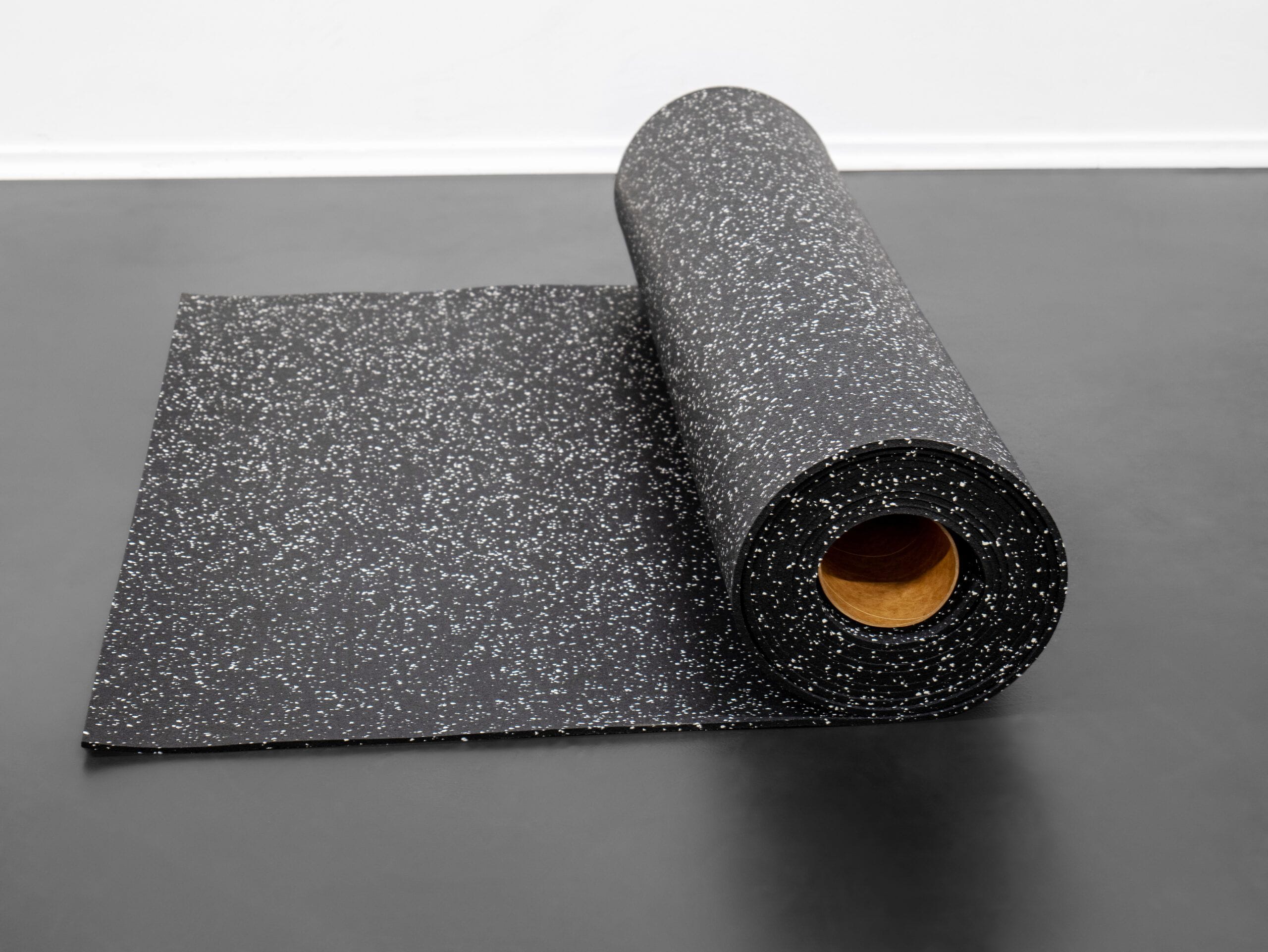 Rubber Flooring- 8mm (White Speckled) - Rubber Rolls - Subfeature Image