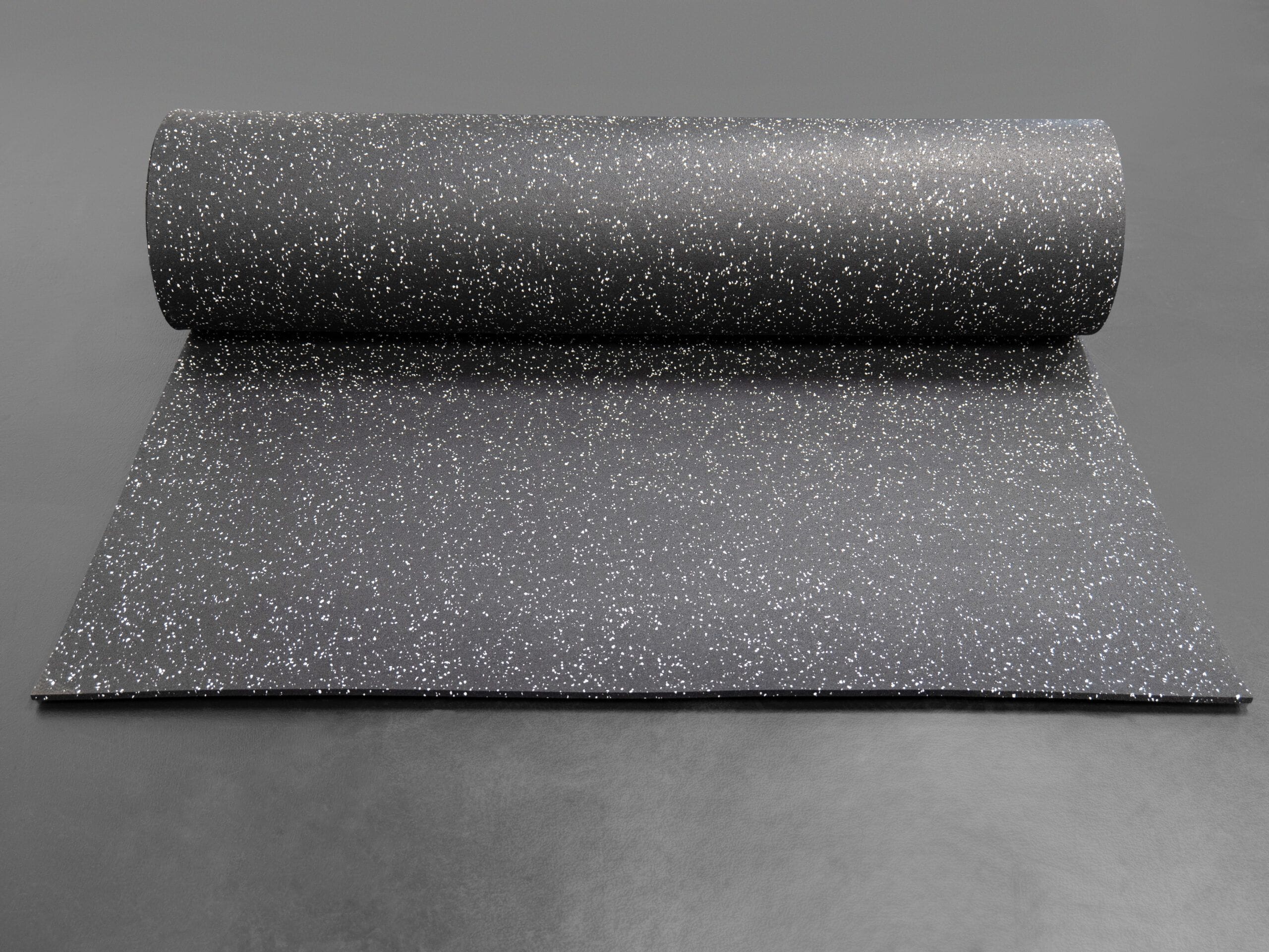 Rubber Flooring- 8mm (White Speckled) - Rubber Rolls - Subfeature Image