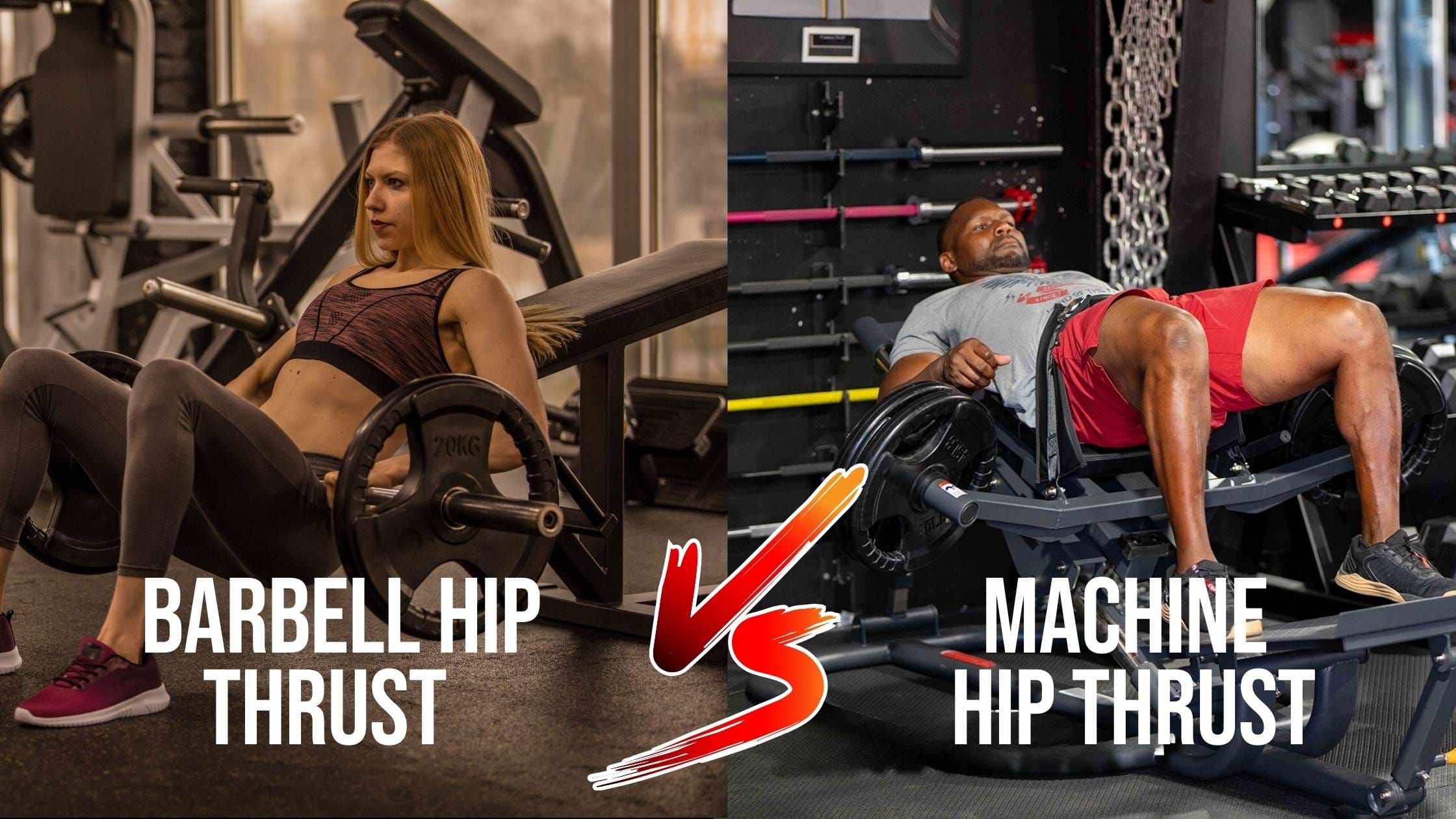 Barbell vs. Machine Hip Thrust: What's the Difference?