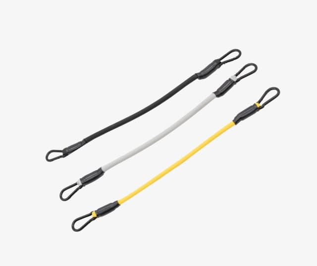 7 Resistance Bands, Stackable up to 120 KG